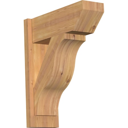 Ekena Millwork Funston Slat Smooth Outlooker, Western Red Cedar, 7 1/2"W x 20"D x 24"H OUT08X20X24FST06SWR